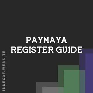 PayMaya Register Guide
